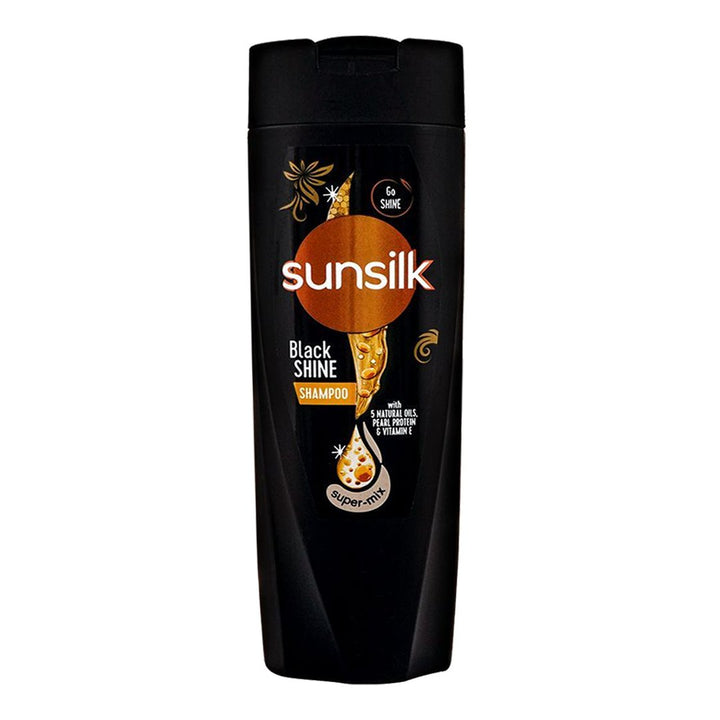 Sunsilk Black Shine Shampoo, 185ml - My Vitamin Store