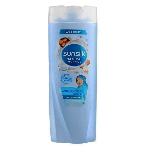 Sunsilk Natural Recharge Egg & Yogurt Anti-Dandruff Shampoo, 360ml - My Vitamin Store