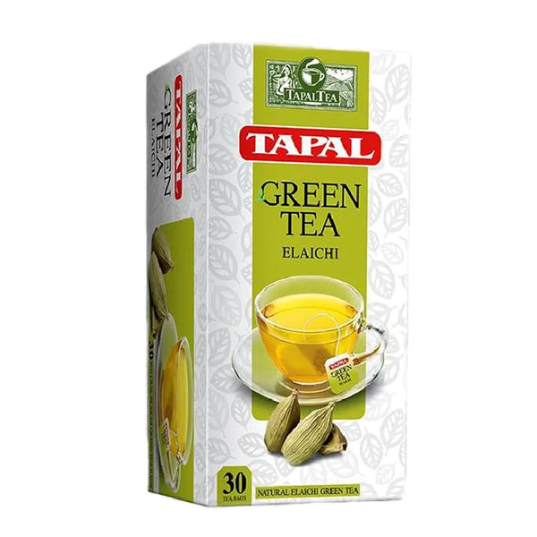 Tapal Green Tea Elaichi (Cardamom) Tea Bags, 30 Ct - My Vitamin Store