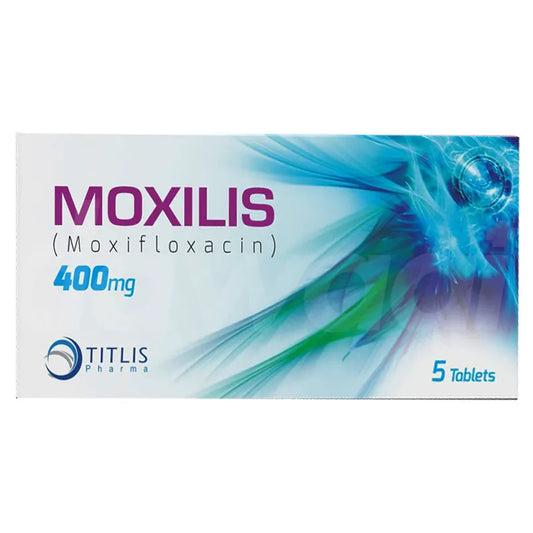 Moxilis (Moxifloxacin) 400mg, 5 Ct - Titlis