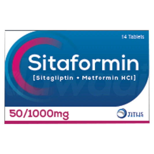 Sitaformin Tablets 50/1000mg, 14 Ct - Titlis