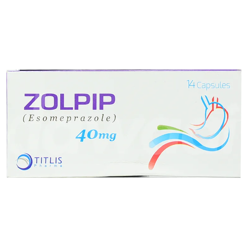 Zolpip (Esomeprazole) Capsules 40mg, 14 Ct - Titlis