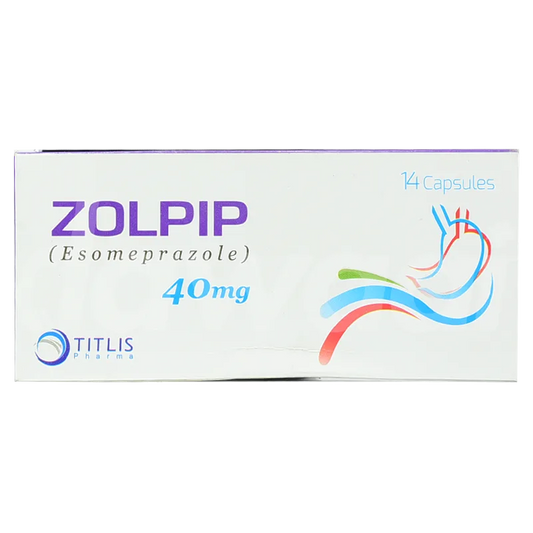Zolpip (Esomeprazole) Capsules 40mg, 14 Ct - Titlis