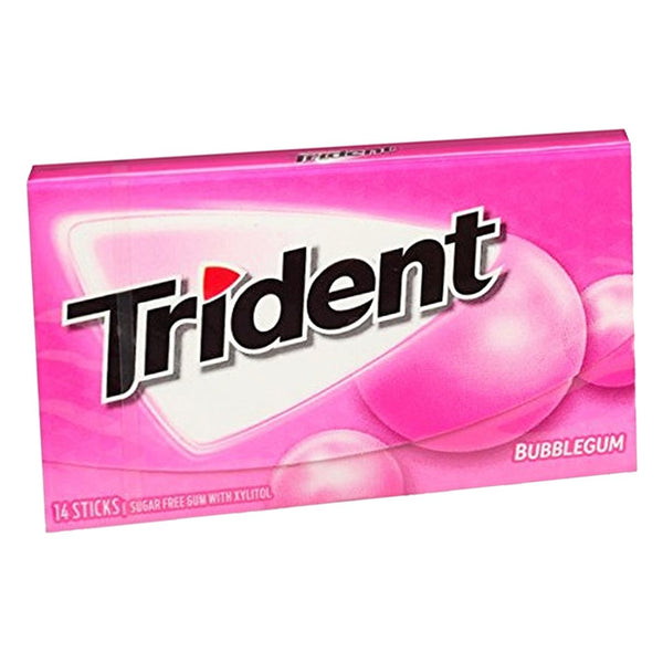 Trident Bubblegum Flavor Chewing Gum - My Vitamin Store