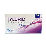 Tyloric Tablets 40mg, 20 Ct - Titlis