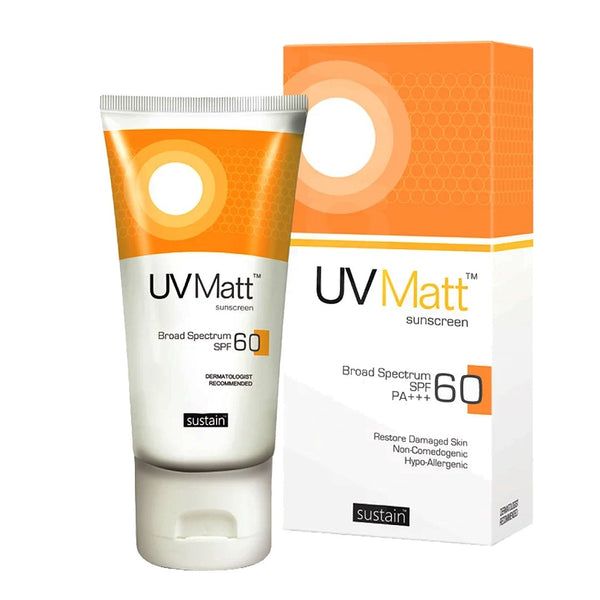 UV Matt Sunscreen Broad Spectrum SPF 60, 30g - Essentials Healthcare - My Vitamin Store