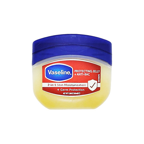 Vaseline 2-in-1 Skin Moisturizing + Anti Bacterial Petroleum Jelly, 100ml - My Vitamin Store