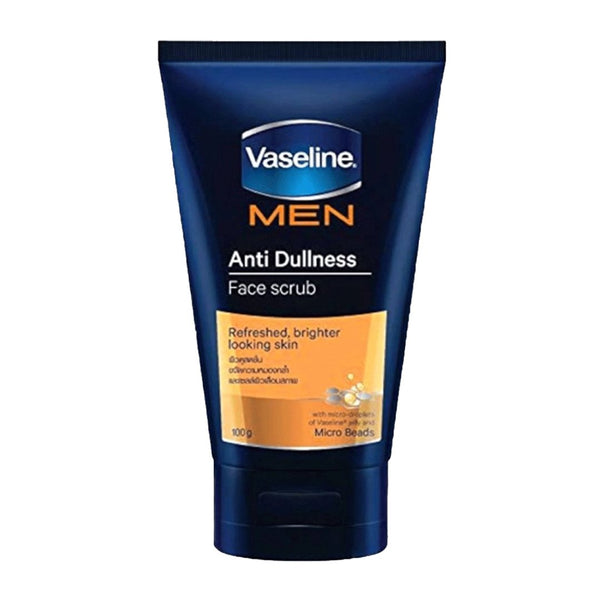 Vaseline Men Anti Dullness Face Scrub, 100g - My Vitamin Store