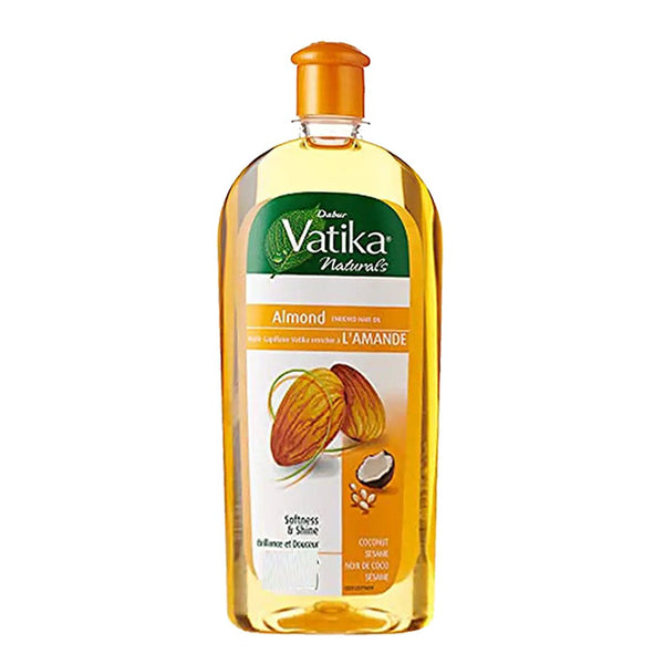 Vatika Almond Enriched Softness & Shine Hair Oil, 100ml - My Vitamin Store
