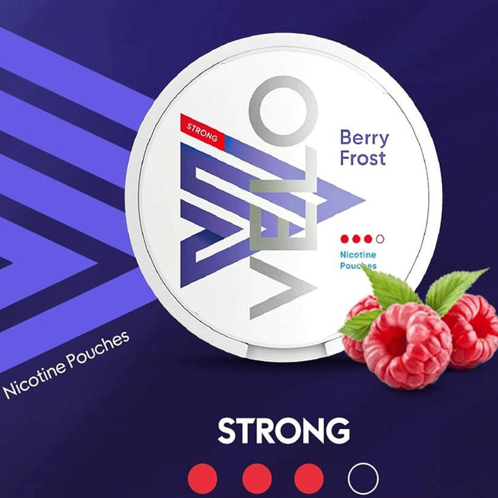 Velo Nicotine Pouches - Berry Frost 10mg (Strong), 20 Ct - My Vitamin Store