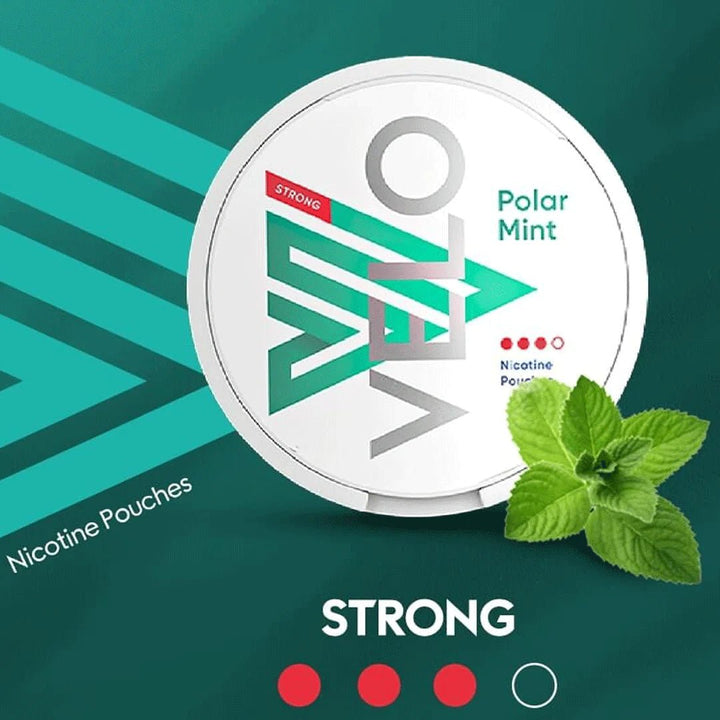 Velo Nicotine Pouches - Polar Mint 10mg (Strong), 12 Ct - My Vitamin Store