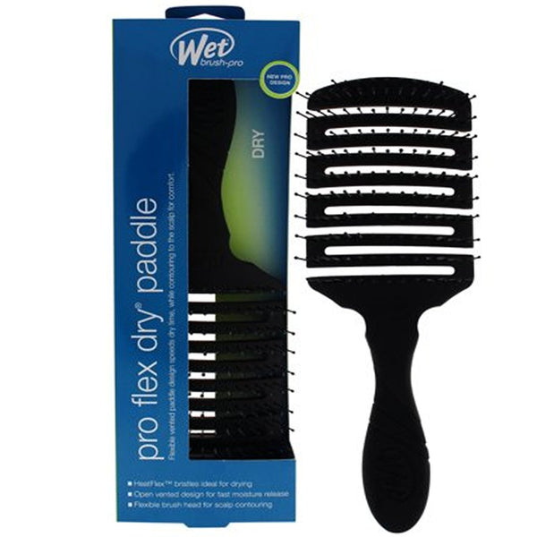 Wet Brush Pro Flex Dry Paddle Hair Brush Black - My Vitamin Store