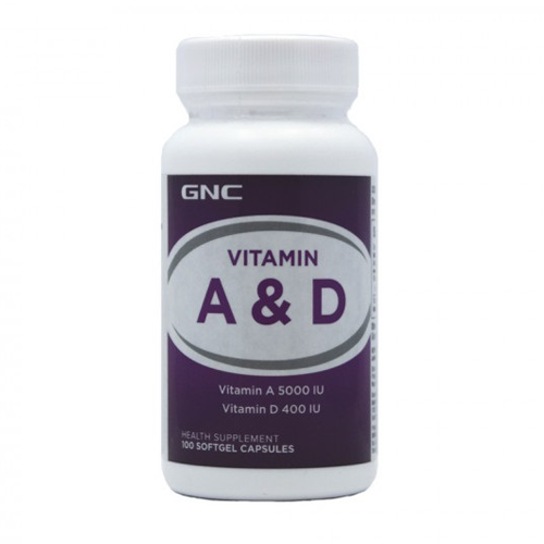 GNC Vitamin A & D, 100 Ct