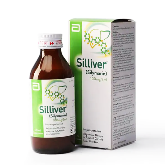 Abbott Silliver (Silymarin) Suspension 100mg/5ml, 120ml