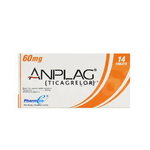 Anplag Tablet 60mg, 14 Ct - PharmEvo