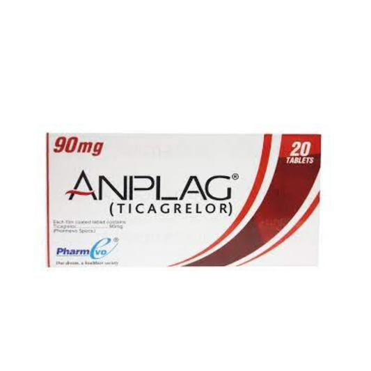 Anplag Tablet 90mg, 20 Ct - PharmEvo