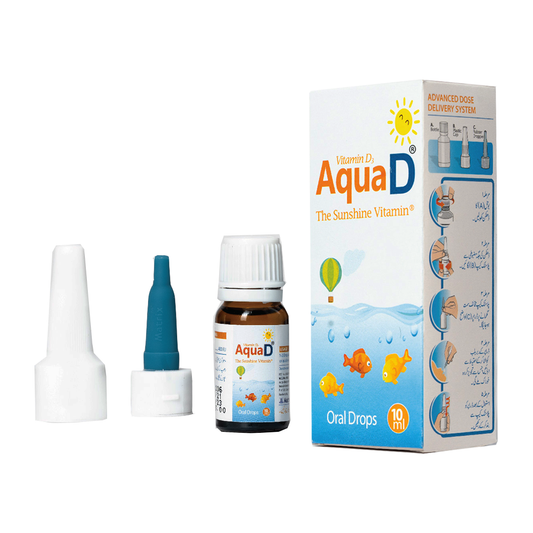 Aqua D (Vitamin D3) Drops, 10ml - Matrix