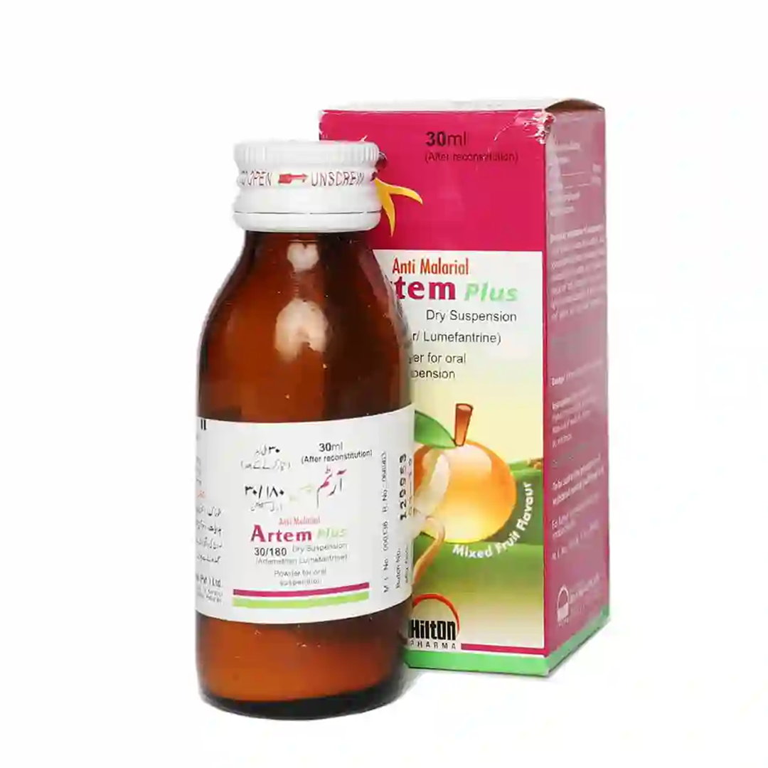 Artem Plus (Artemether/Lumefantrine) 30/180mg, 30ml - Hilton