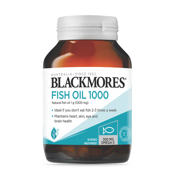 Blackmores Fish Oil 1000, 60 Ct