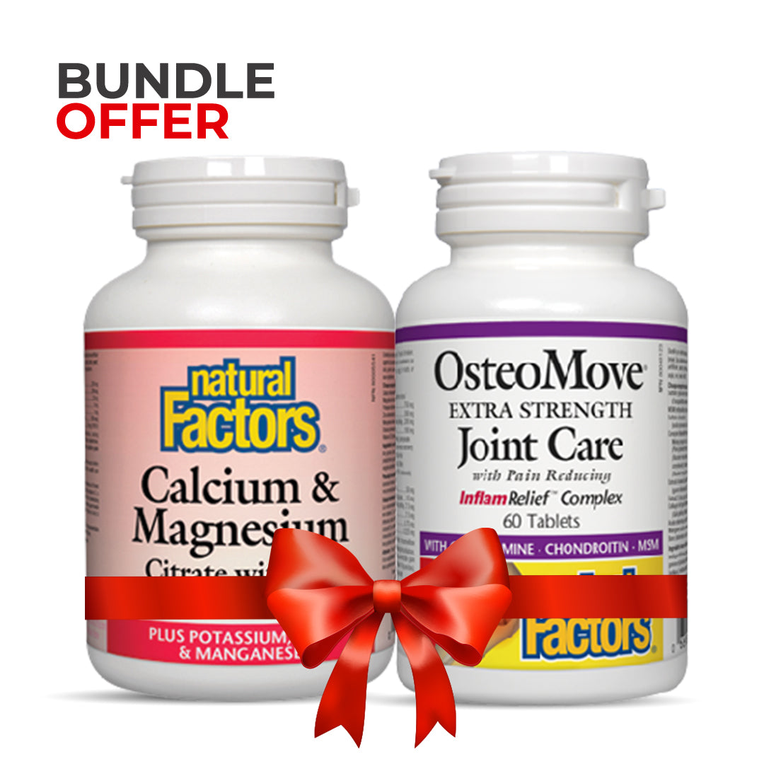 Bundle-Offer-Natural Factors Calcium Magnesium and Osteomove