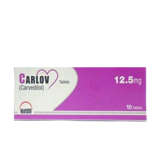 Carlov Tablets 12.5mg, 10 Ct - Hilton