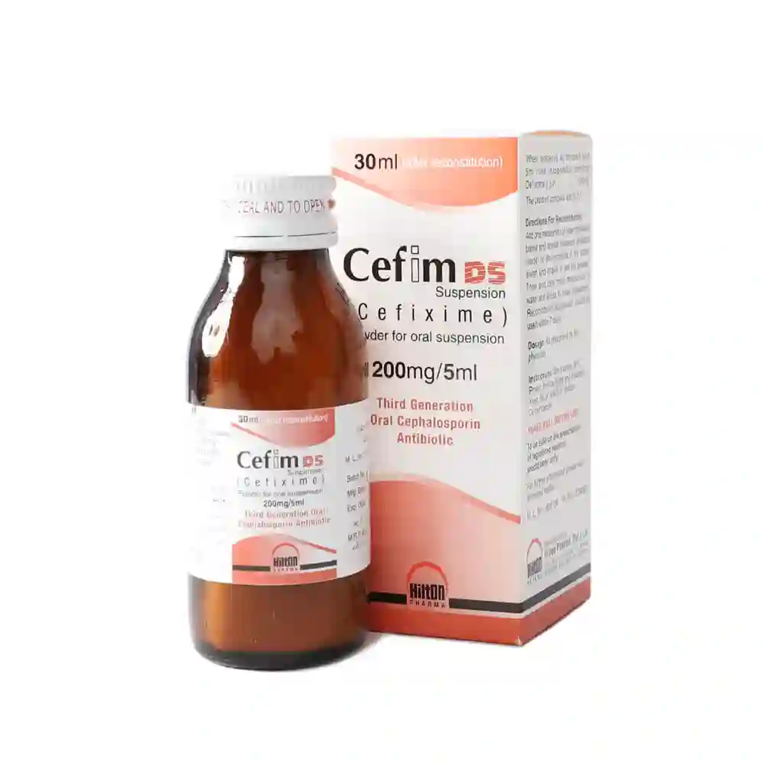 Cefim DS (Cefixime) Suspension 200mg/5ml, 30ml by Hilton Online in ...