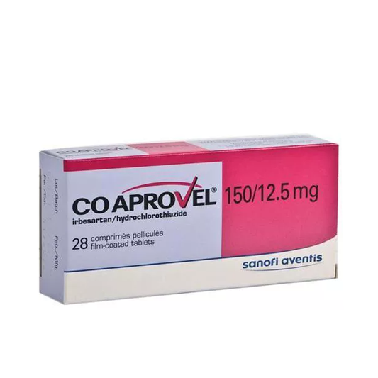 CoAprovel (Irbesartan/Hydrochlorothiazide) 150/12.5mg, 28 Ct - Sanofi