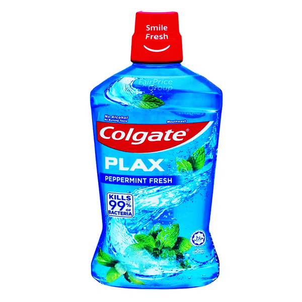 Colgate Plax Peppermint Fresh No Alcohol Mouthwash, 500ml