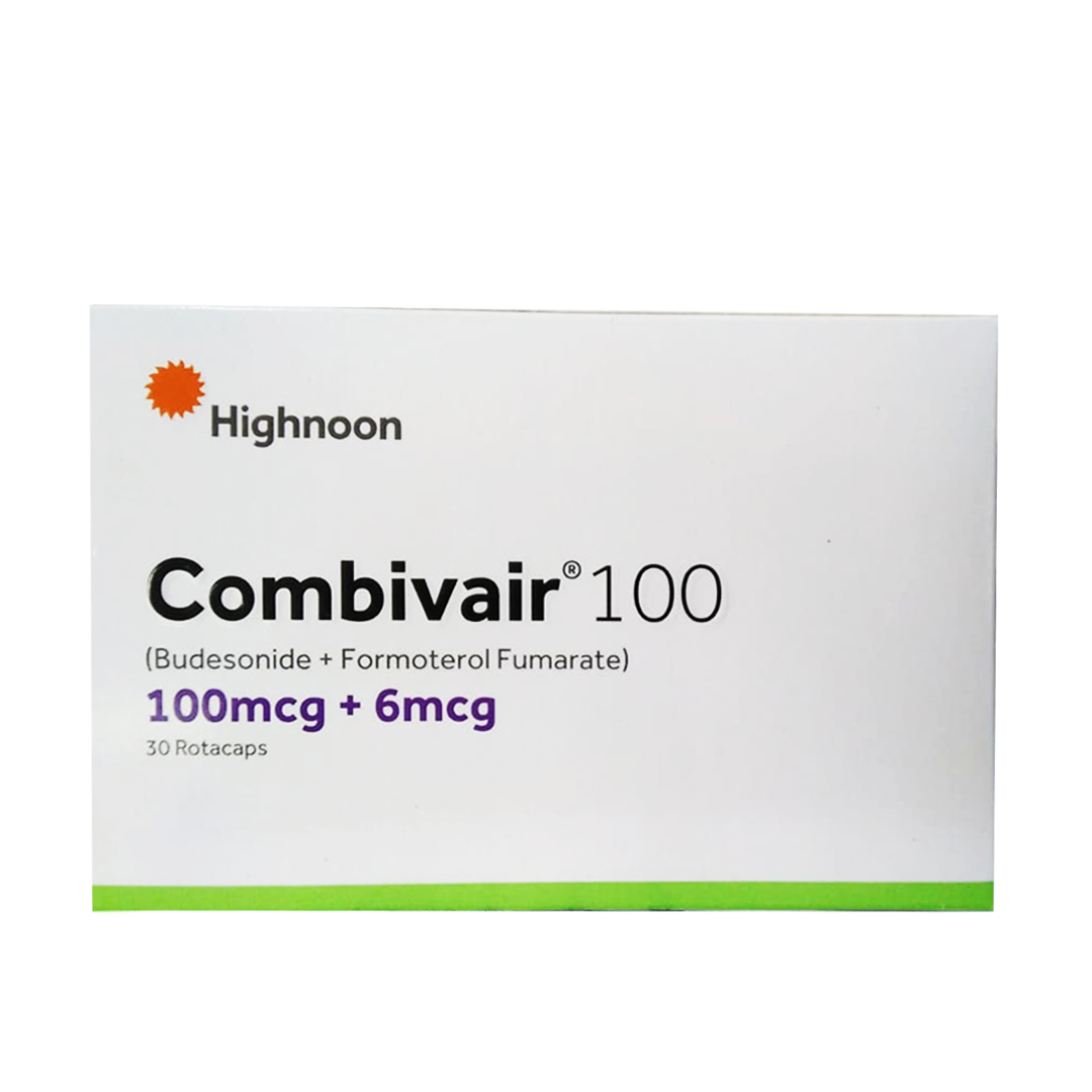 Combivair (Budesonide+Formoterol) 100mcg+6mcg, 30 Ct - Highnoon