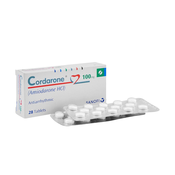 Cordarone 100mg Tablets, 28 Ct - Sanofi