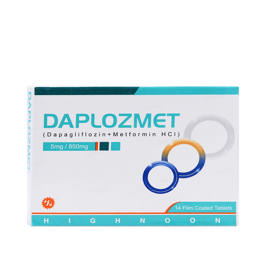 Daplozmet 5mg/850mg Tablets, 14 Ct - Highnoon