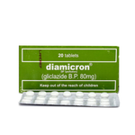 Diamicron Tablet 80mg, 20 Ct - Servier