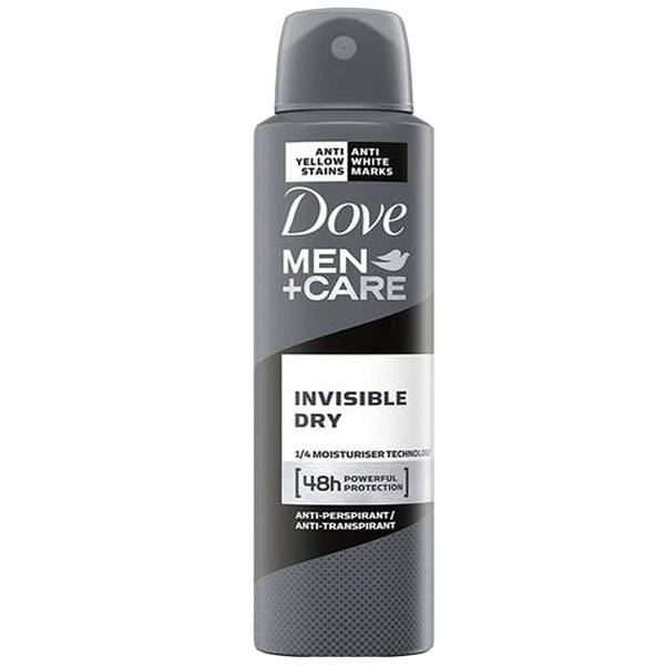 Dove Men + Care Invisible Dry Anti-Perspirant Deodorant, 250ml