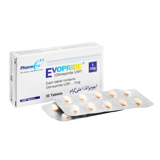 Evopride Tablet 1mg, 30 Ct - PharmEvo