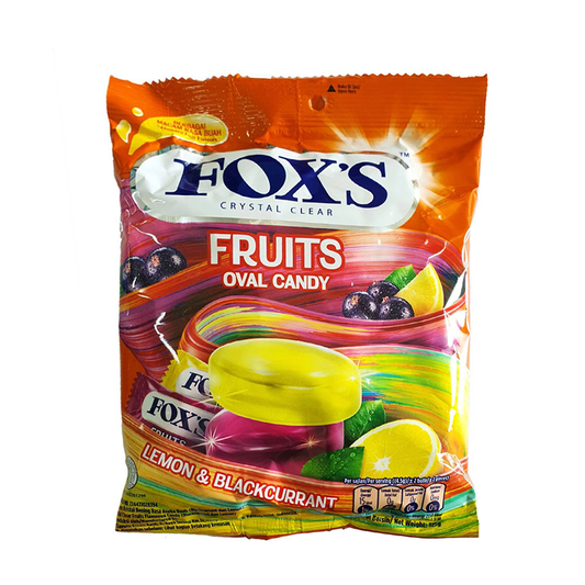 Fox's Crystal Clear Fruits Oval Candy, 125g