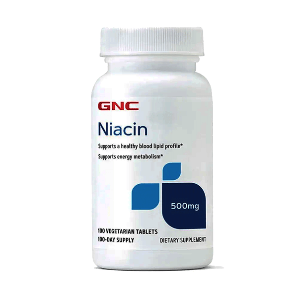 GNC Niacin 500mg, 100 Ct