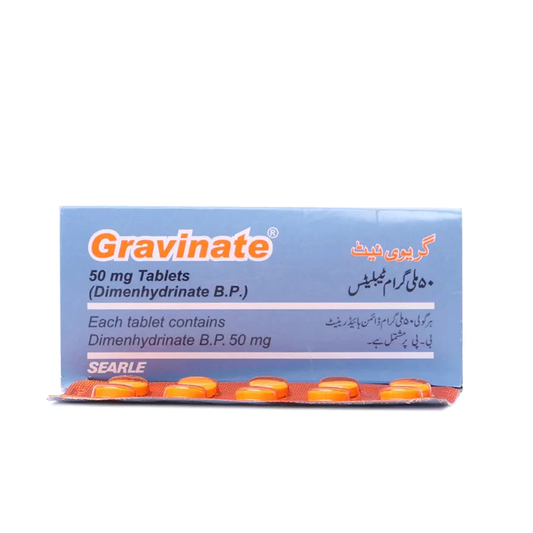 Gravinate (Dimenhydrinate) 50mg, 100 Ct - Searle