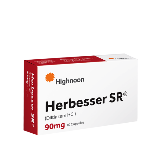 Herbesser SR 90mg Capsules, 10 Ct - Highnoon