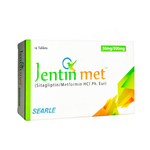 Jentin Met (Sitagliptin/Metformin) 50mg/500mg, 14 Ct - Searle