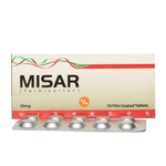 Misar (Telmisartan) 20mg, 14 Ct - Highnoon