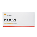 Misar AM (Telmisartan/Amlodipine) 40mg/10mg, 14 Ct - Highnoon