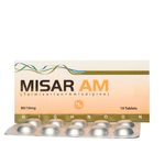 Misar AM (Telmisartan/Amlodipine) 80mg/10mg, 10 Ct - Highnoon