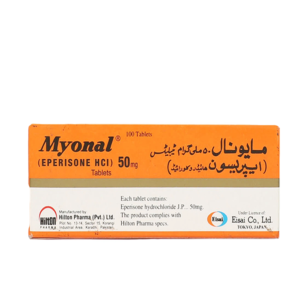 Myonal Tablet 50mg, 100 Ct - Hilton