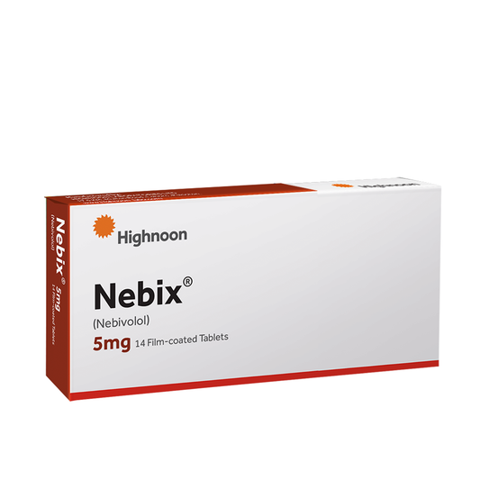 Nebix 5mg Tablets, 20 Ct - Highnoon