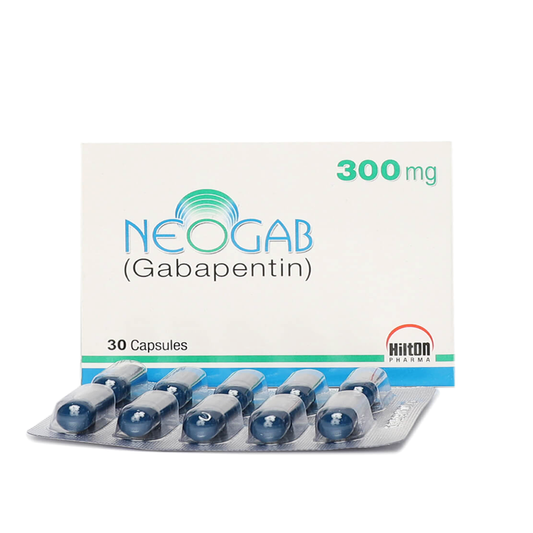 Neogab Capsules 300mg, 30 Ct - Hilton