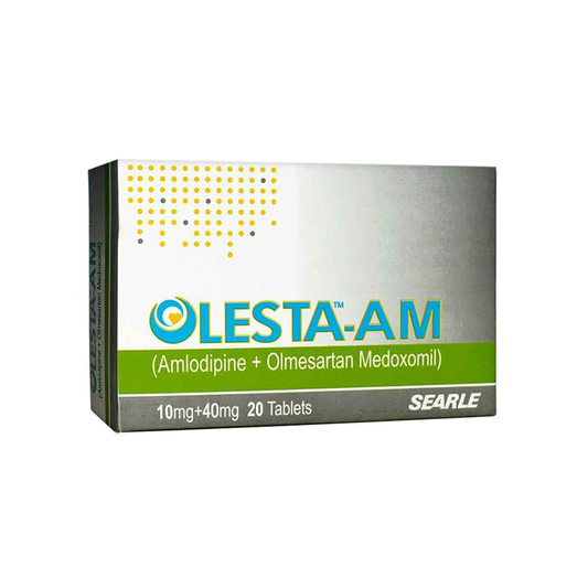 Olesta-AM (Amlodipine+Olmesartan) 10mg+40mg, 20 Ct - Searle