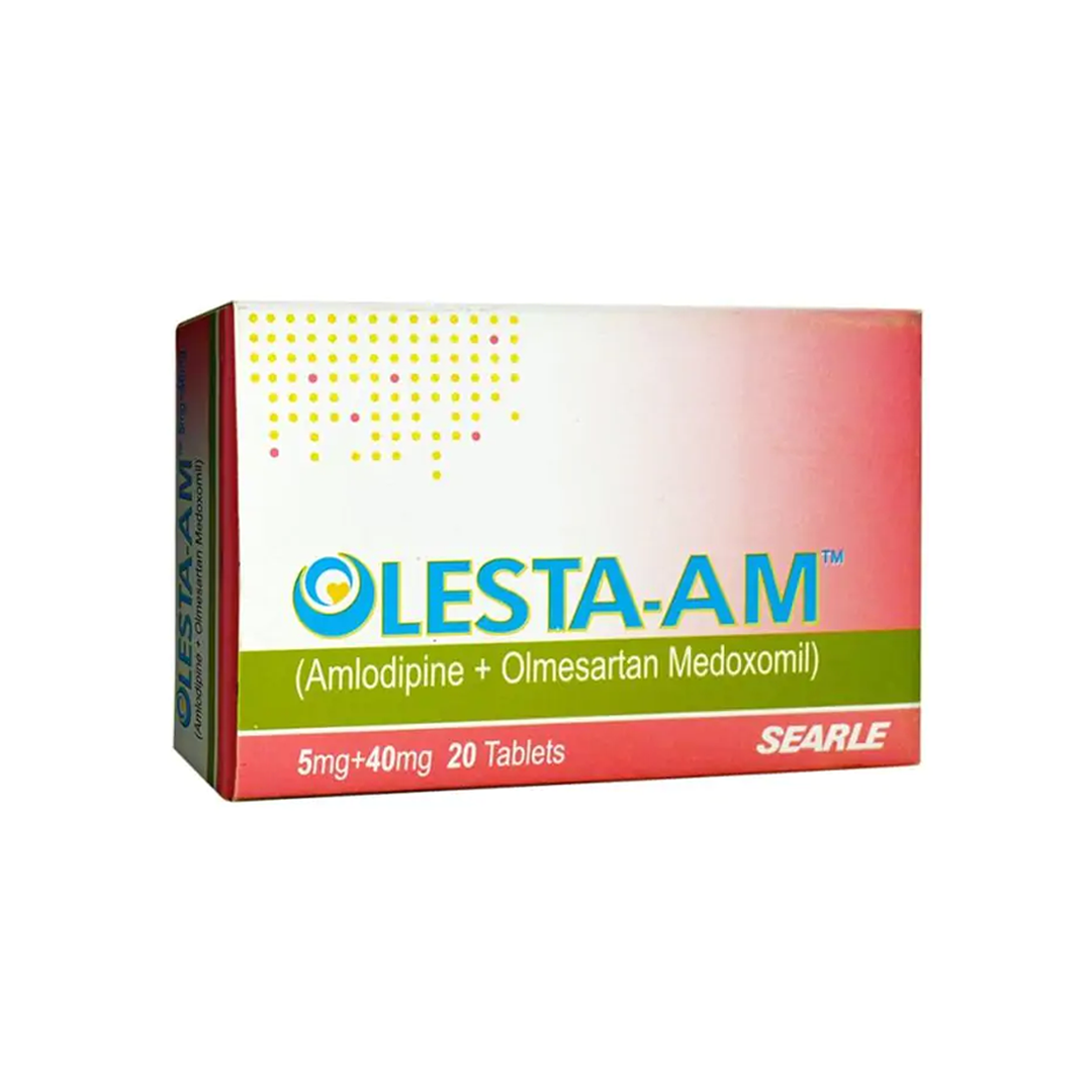 Olesta-AM (Amlodipine+Olmesartan) 5mg+40mg, 20 Ct - Searle