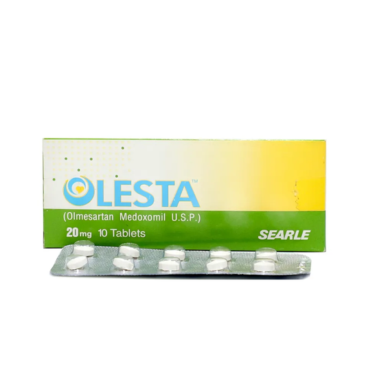 Olesta (Olmesartan) 20mg, 10 Ct - Searle
