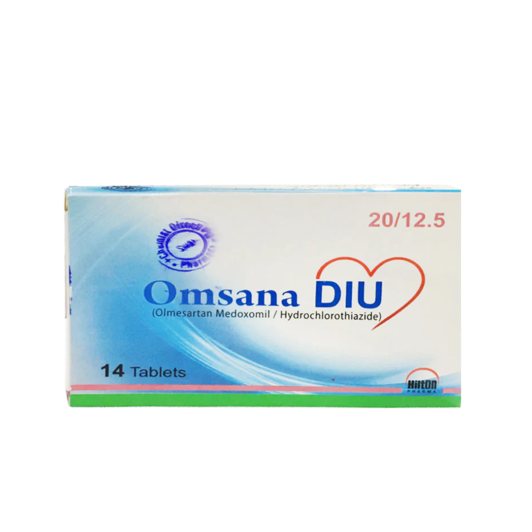 Omsana DIU Tablets 20/12.5mg, 14 Ct - Hilton