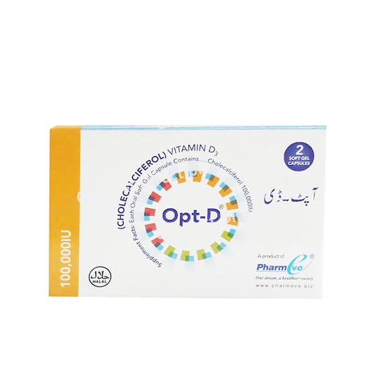 Opt-D Capsule 100,000IU, 2 Ct - PharmEvo